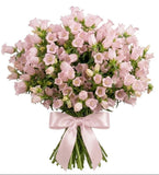 Pink Campanula Bouquet - Flowers Box London