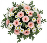 Pink Gerberas with Daisy Chrysanthemum Bouquet - Flowers Box London