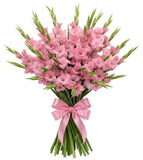 Pink Gladioli Bouquet - Flowers Box London