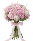 Pink Hydrangea with Astilbe Bouquet - Flowers Box London
