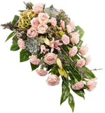 Pink Longing Funeral Spray - Flowers Box London