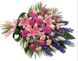 Pink & Purple Sheaf - Flowers Box London