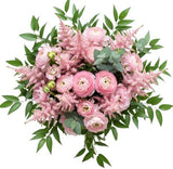 Pink Ranunculus with Stock Bouquet