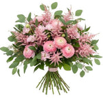 Pink Ranunculus with Stock Bouquet