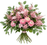 Pink Ranunculus with Stock Bouquet