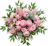 Pink Ranunculus with Stock Bouquet
