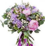 Pink Sapphires Bouquet - Flowers Box London