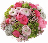 Pink Sunrise Bouquet - Flowers Box London