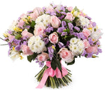 Pink Whisper Blooms Bouquet - Flowers Box London