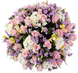 Pink Whisper Blooms Bouquet - Flowers Box London