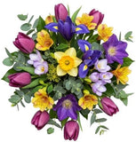Pleasing Purple Bouquet - Flowers Box London