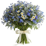 Pretty Blue and White Bouquet - Flowers Box London