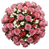 Pretty Bouquet of Berries and Roses - Flowers Box London