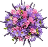 Pretty Bouquet of Freesias and Sweet Pea with Lavender - Flowers Box London