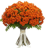 Pretty Bouquet of Orange Rowan Berries