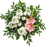 Pretty Bouquet of Stocks and Gladioli - Flowers Box London