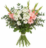 Pretty Bouquet of Stocks and Gladioli
