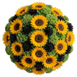 Pretty Bouquet of Sunflowers and Scabiosa - Flowers Box London