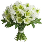 Pretty Bouquet of Sweet Pea and Helleborus - Flowers Box London