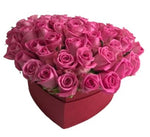 Pretty Box of Pink Roses in a Box