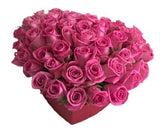 Pretty Box of Pink Roses in a Box - Flowers Box London