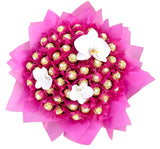 Pretty Chocolate Bouquet with Phalaenopsis Orchids