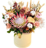 Pretty Exotic Box with Pumpkin - Flowers Box London