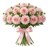 Pretty Pink Dahlia Bouquet - Flowers Box London