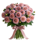 Pretty Pink Dahlia Bouquet - Flowers Box London