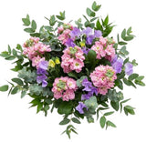 Pretty Sweet Pea and Stocks Bouquet