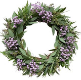 Pretty Wreath Gypsophila and Greenery - Flowers Box London