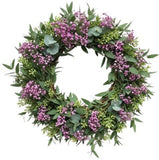 Pretty Wreath Gypsophila and Greenery - Flowers Box London