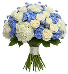 Pure Elegance and Blue Serenity Bouquet