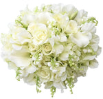 Pure White Bouquet of Scented Flowers - Flowers Box London