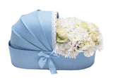 Pure White Flowers in Cradle Box - Flowers Box London