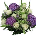 Purple and White Garden Bouquet