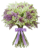 Purple and White Lilac Bouquet - Flowers Box London