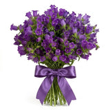 Purple Campanula Bouquet - Flowers Box London