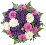 Purple Hydrangea with Dahlia Luxury Bouquet - Flowers Box London