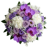 Purple Serenity Bloom Cluster Bouquet