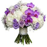 Purple Serenity Bloom Cluster Bouquet