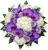 Purple Serenity Bloom Cluster Bouquet