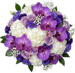 Purple Serenity Bloom Cluster Bouquet