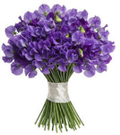 Purple Sweet Pea Bouquet
