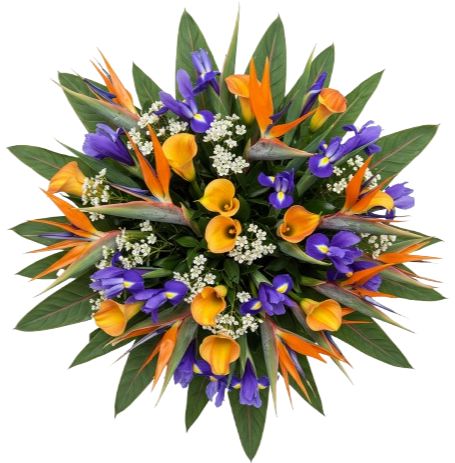Radiance of Exotic Blooms Bouquet