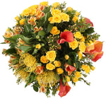 Radiance of Sunset Blossoms Bouquet - Flowers Box London