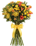 Radiance of Sunset Blossoms Bouquet - Flowers Box London