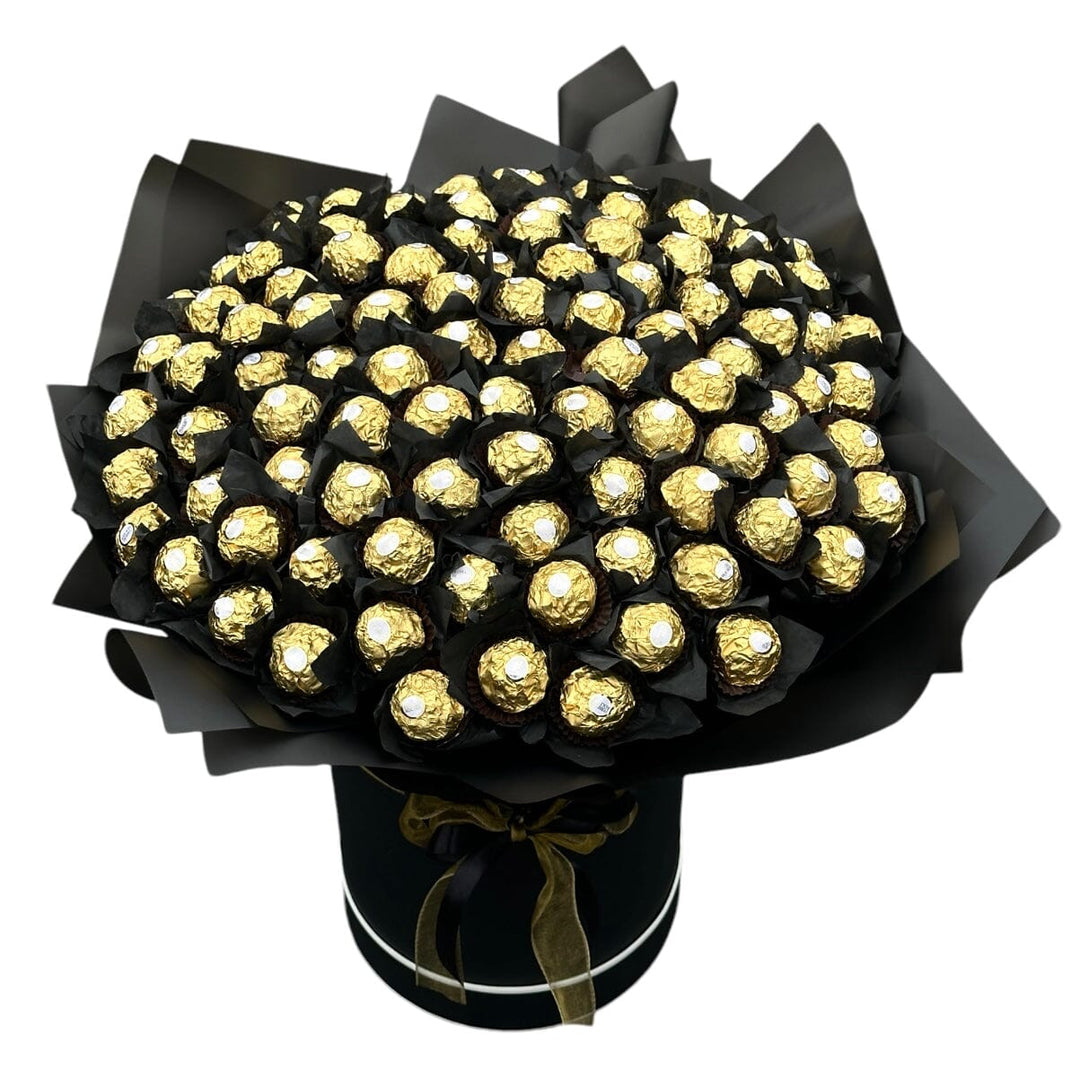 Black and Gold Rafined Chocolate Bouquet
