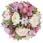 Ranunculus and Orchids Bouquet