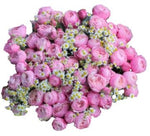 Ranunculus with Daisy Tanacetum Blooms Bouquet - Flowers Box London